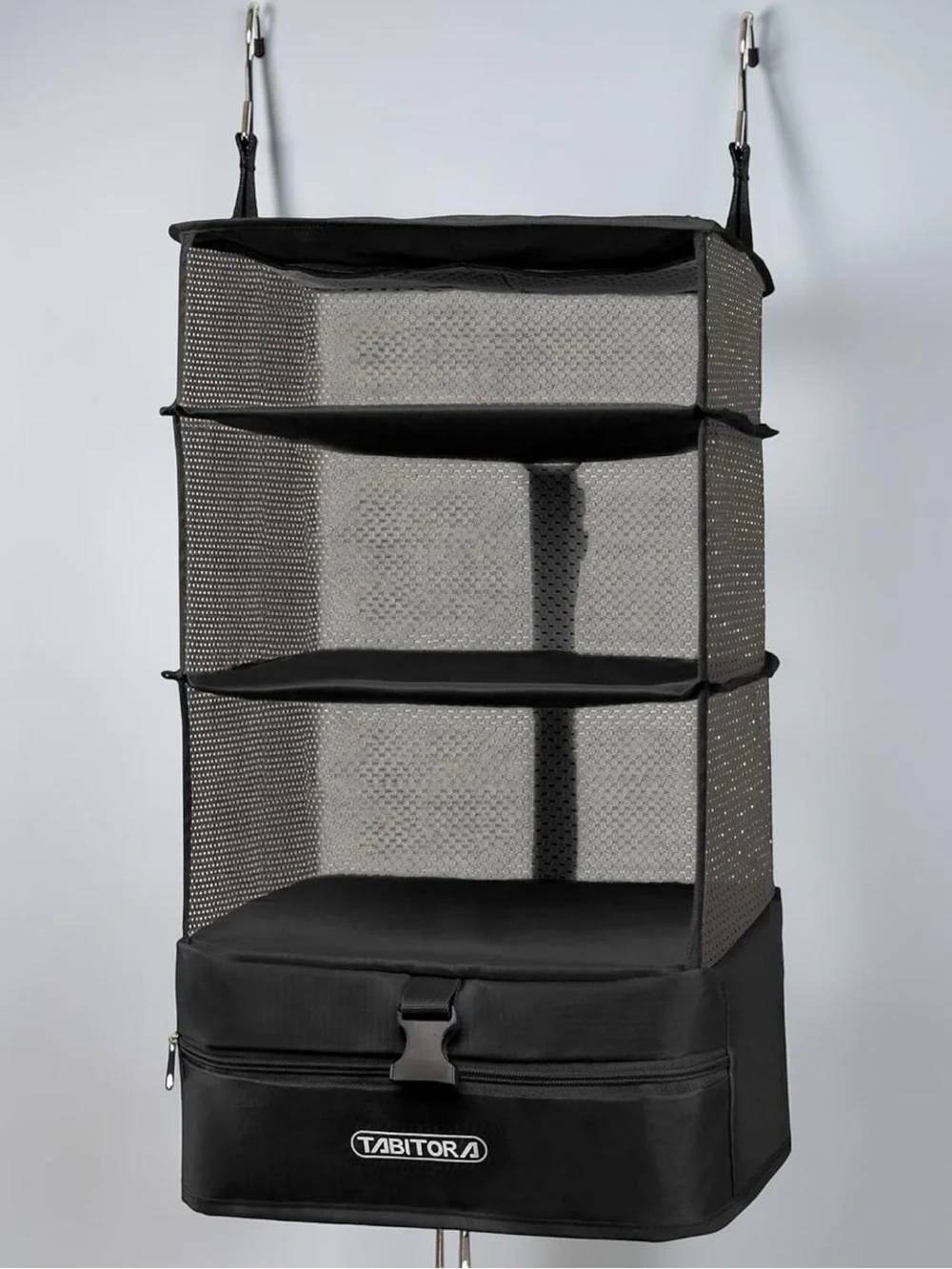 New With Tags TABITORA Portable Hanging Travel Shelves Bag Packing Organizer